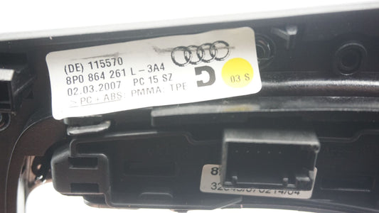 GENUINE 2011 AUDI A3 8P 2008-2013 GEAR SELECTOR SHIFTER SURROUND TRIM 8P0864261