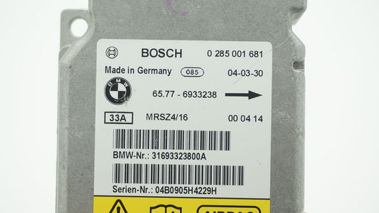 BMW E46 CONTROL UNIT AIRBAG ECU NO CRASH DATA 6933238