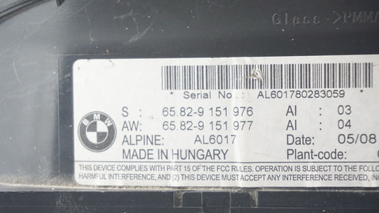 BMW 3 SERIES RADIO/NAV/AUDIO 9151976 E90 LCD SCREEN