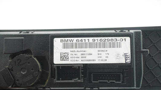 BMW E90 LCI AC AIR CONDITIONING CONTROL UNIT 9162983
