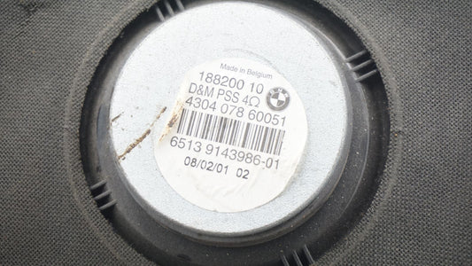 BMW E82 E87 E88 E90 E91 E92 LEFT PASSENGER UNDER SEAT SUBWOOFER 9143986