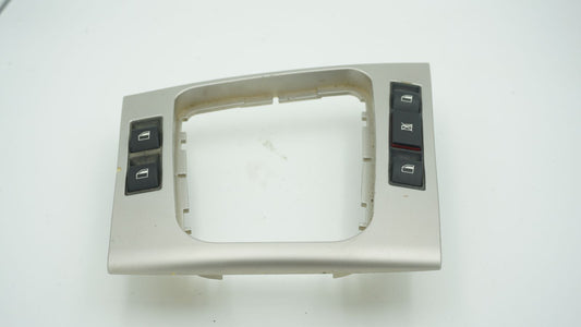 BMW E46 3 SERIES SHIFTER SURROUND & MASTER POWER WINDOW SWITCH SILVER 8208786