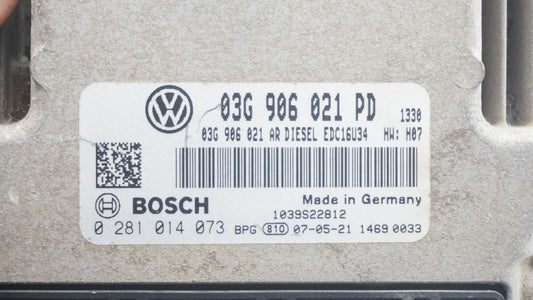 VW CADDY 1.9TDI BLS ENGINE ECU 03G906021PD