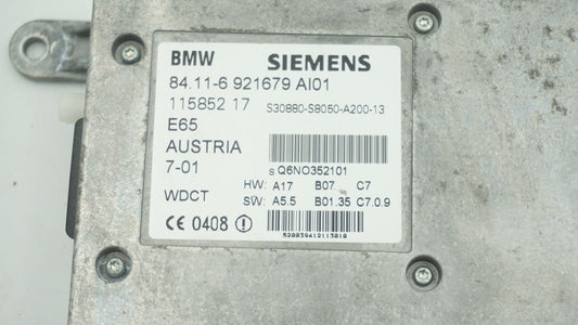 BMW 7 SERIES E65 E66 TELEPHONE TRANSMITTER RECIEVER CONTROL MODULE 6921679