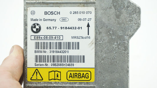 BMW 1 3 X1 SERIES E81 E87 E90 E91 CONTROL UNIT AIRBAG ECU NO CRASH DATA 9184432
