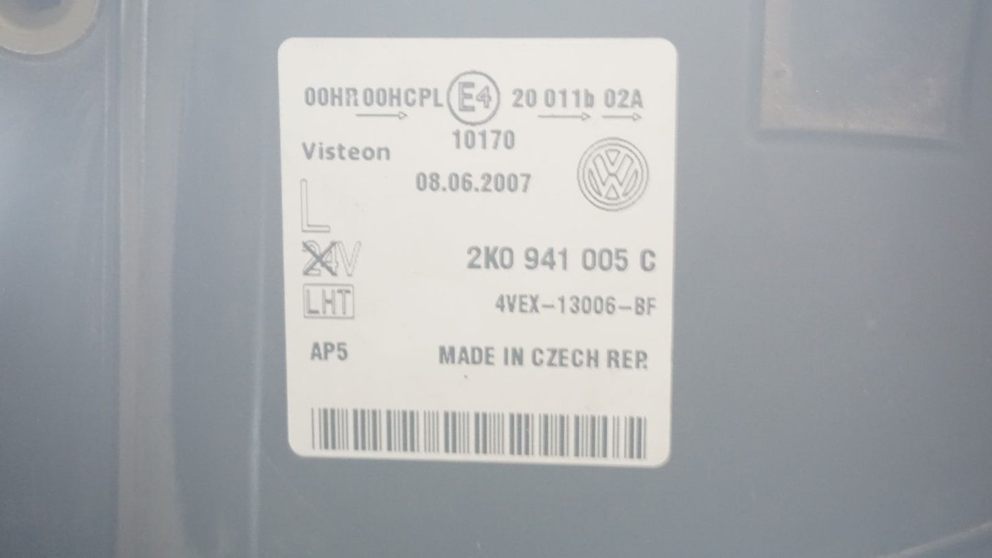 VW CADDY PASSENGER SIDE LHS HEADLIGHT 2K0941005