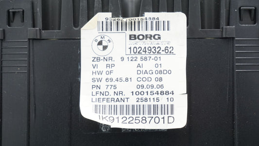 BMW 1 SERIES E82 E87 E88 SPEEDO CLUSTER 4 CYLINDER 9122587