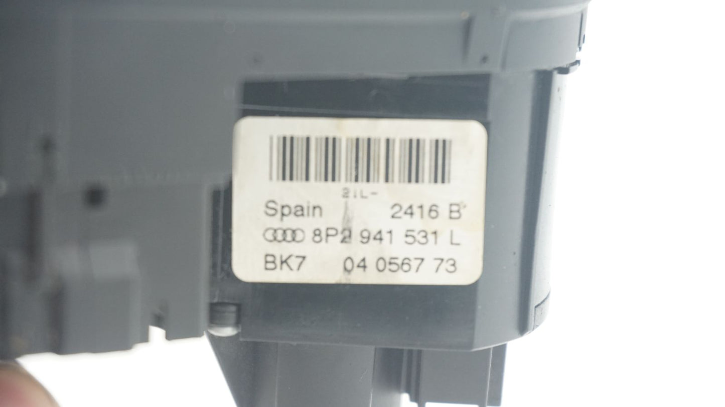 AUDI A3 8P HEADLIGHT CONTROL SWITCH 8P2941531L