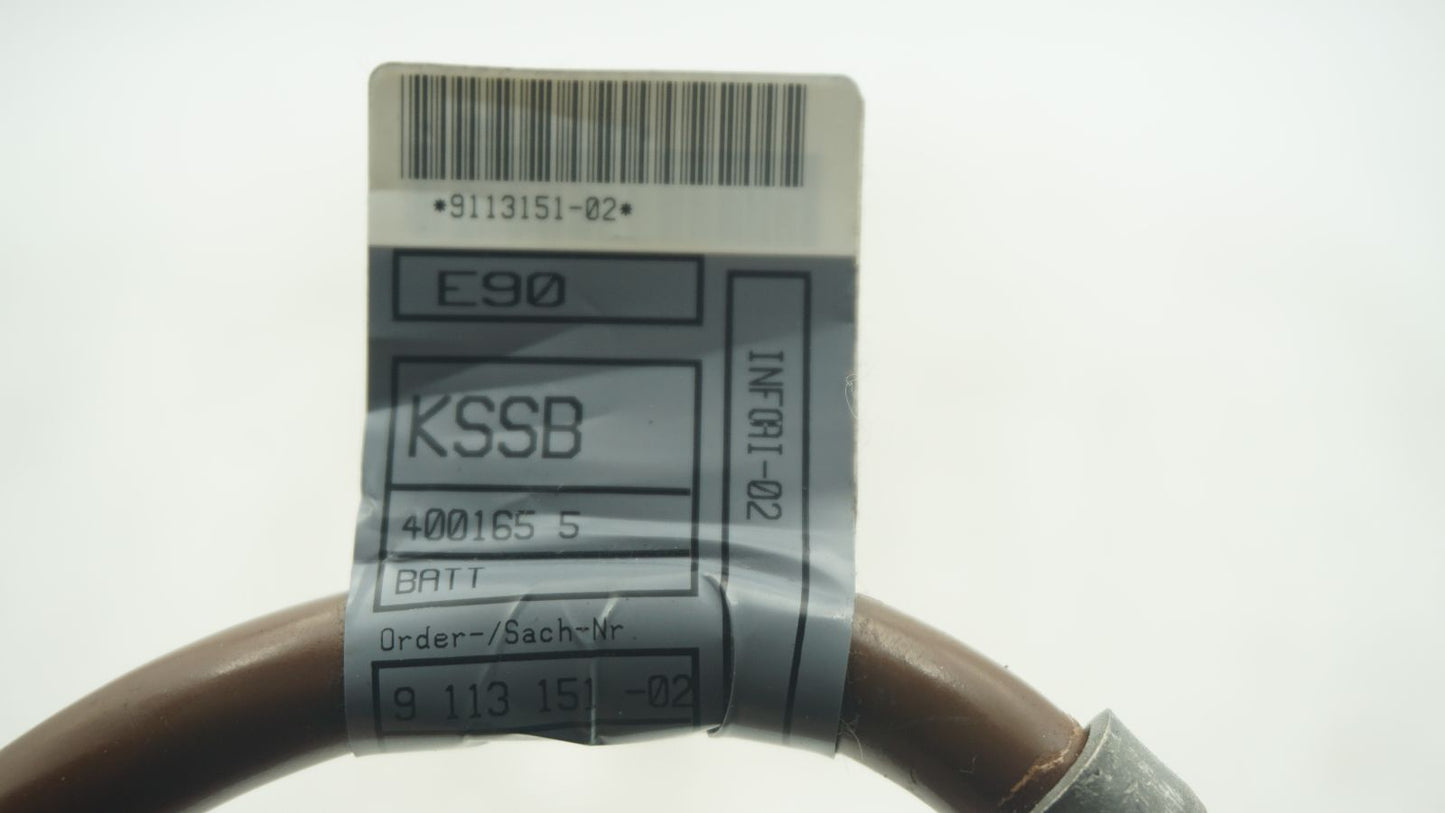 BMW 3 SERIES E90 NEGATIVE BATTERY CABLE 9113151