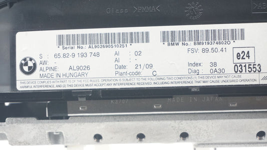 BMW 3 SERIES E90 E91 E92 E93 CCC RADIO SCREEN 9193748