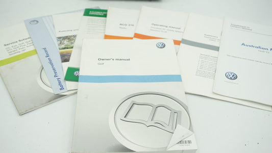 VOLKSWAGEN GOLF MK6 COMPLETE HANDBOOK OWNERS MANUAL