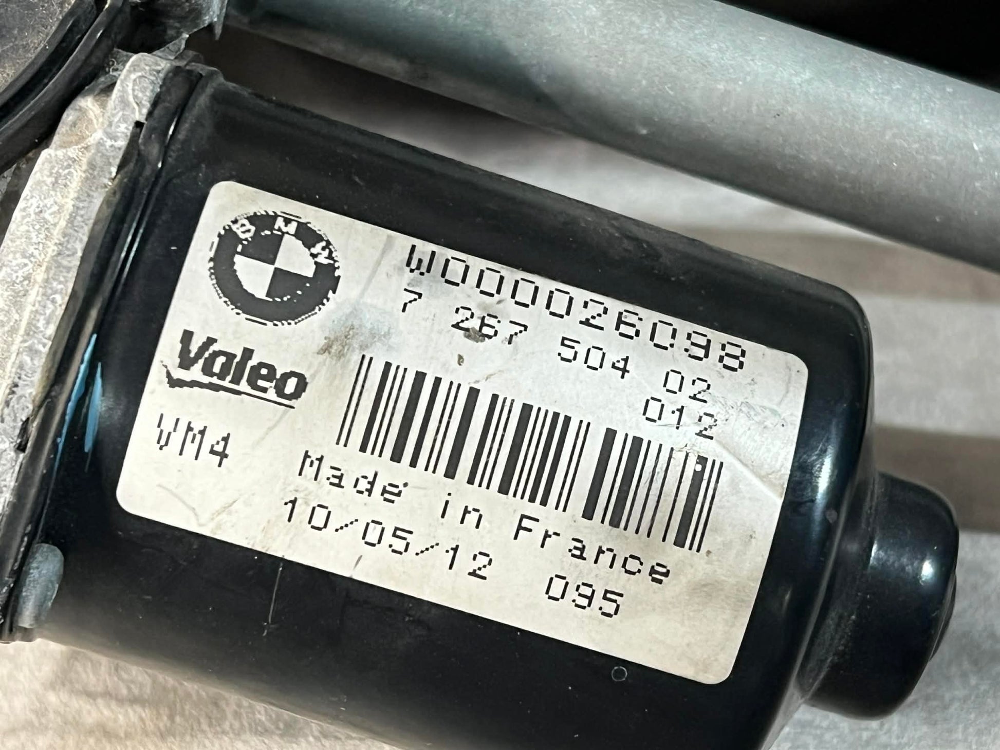 BMW 1 2 3 SERIES F20 F22 F30 F31 FRONT WIPER MOTOR 7267504 - LRI Autoparts