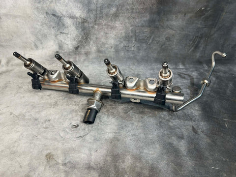 BMW N13 Fuel Rail Assembly with 4 Injectors and Pressure Sensor - F20 F21 F30