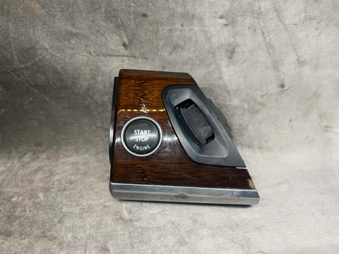 BMW X5 E70 X6 E71 ENGINE START STOP BUTTON SWITCH WITH WOOD TRIM 61316967675