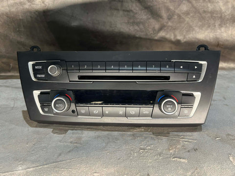 BMW 1 SERIES F20 A/C AIR CONDITIONING AND RADIO CONTROL PANEL 6832881 9287340