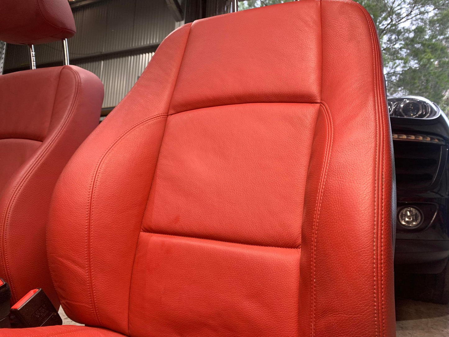 BMW 1 SERIES E88 COUPE CORAL RED COMPLETE INTERIOR