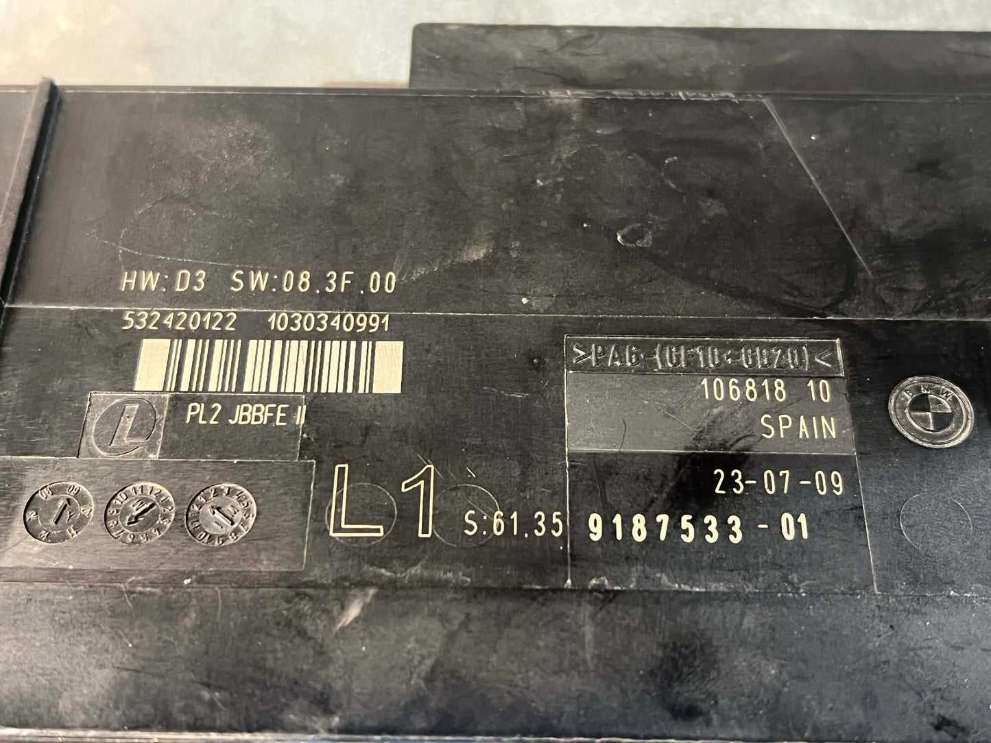BMW 1 3 SERIES L1 BODY CONTROL MODULE 9187533
