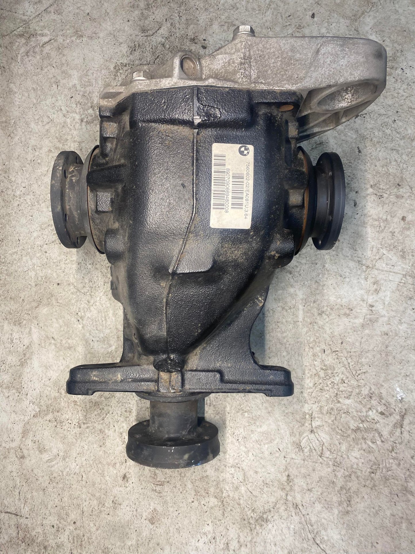 BMW 5 SERIES E60 E61 REAR DIFFERENTIAL 6 CYLINDER RATIO 3.64 7560602