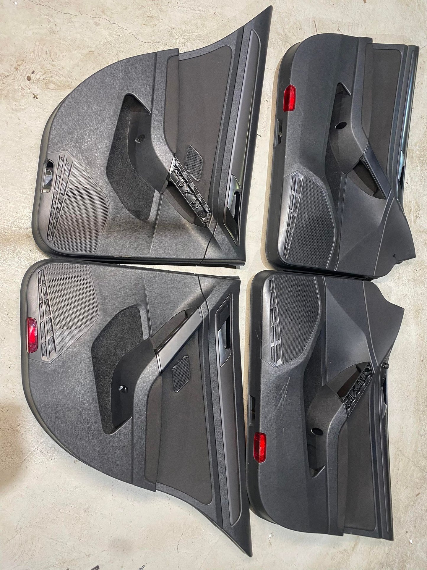 VW GOLF MK7 FRONT AND REAR DOOR CARD SET