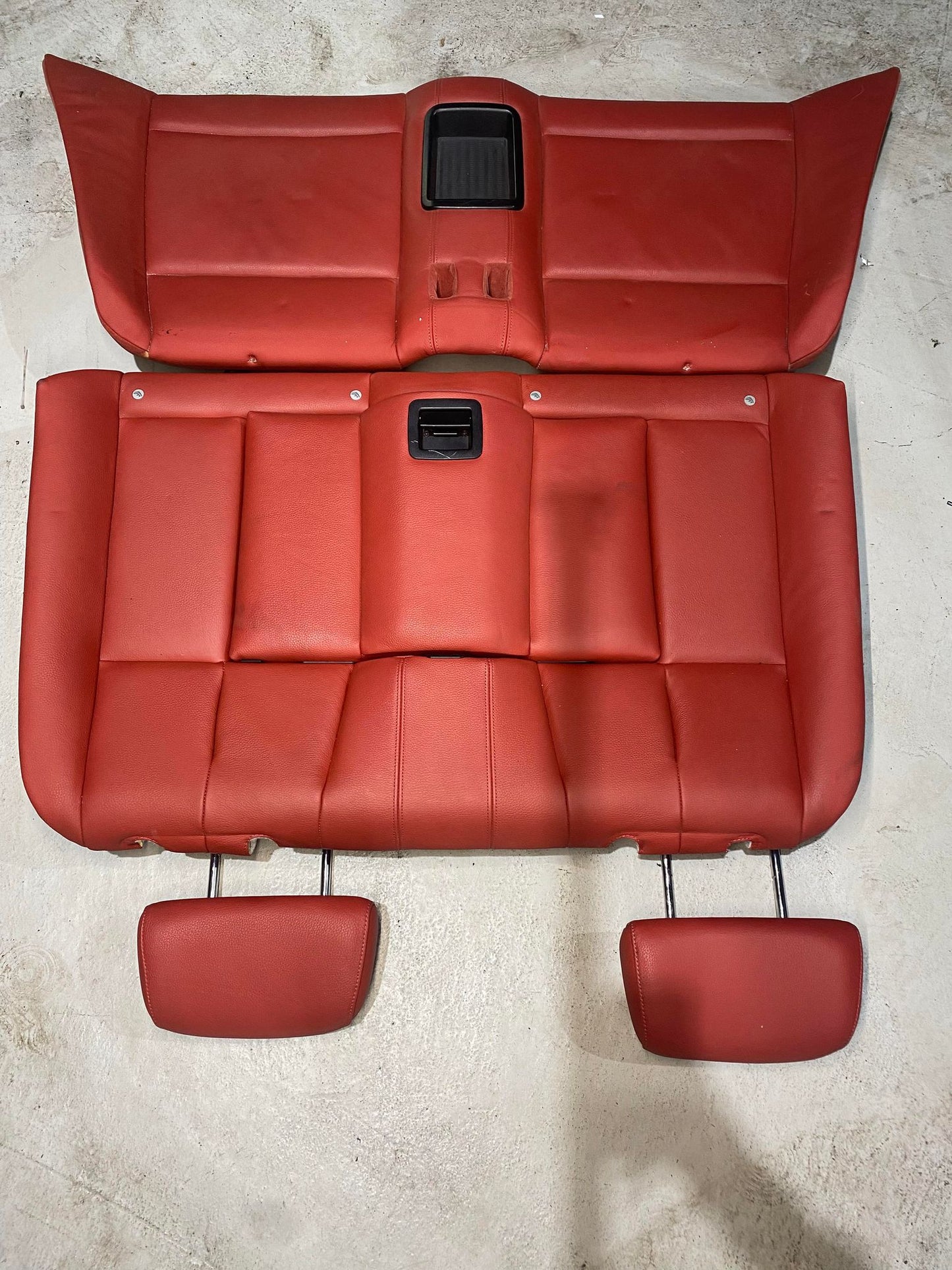 BMW 1 SERIES E88 COUPE CORAL RED COMPLETE INTERIOR