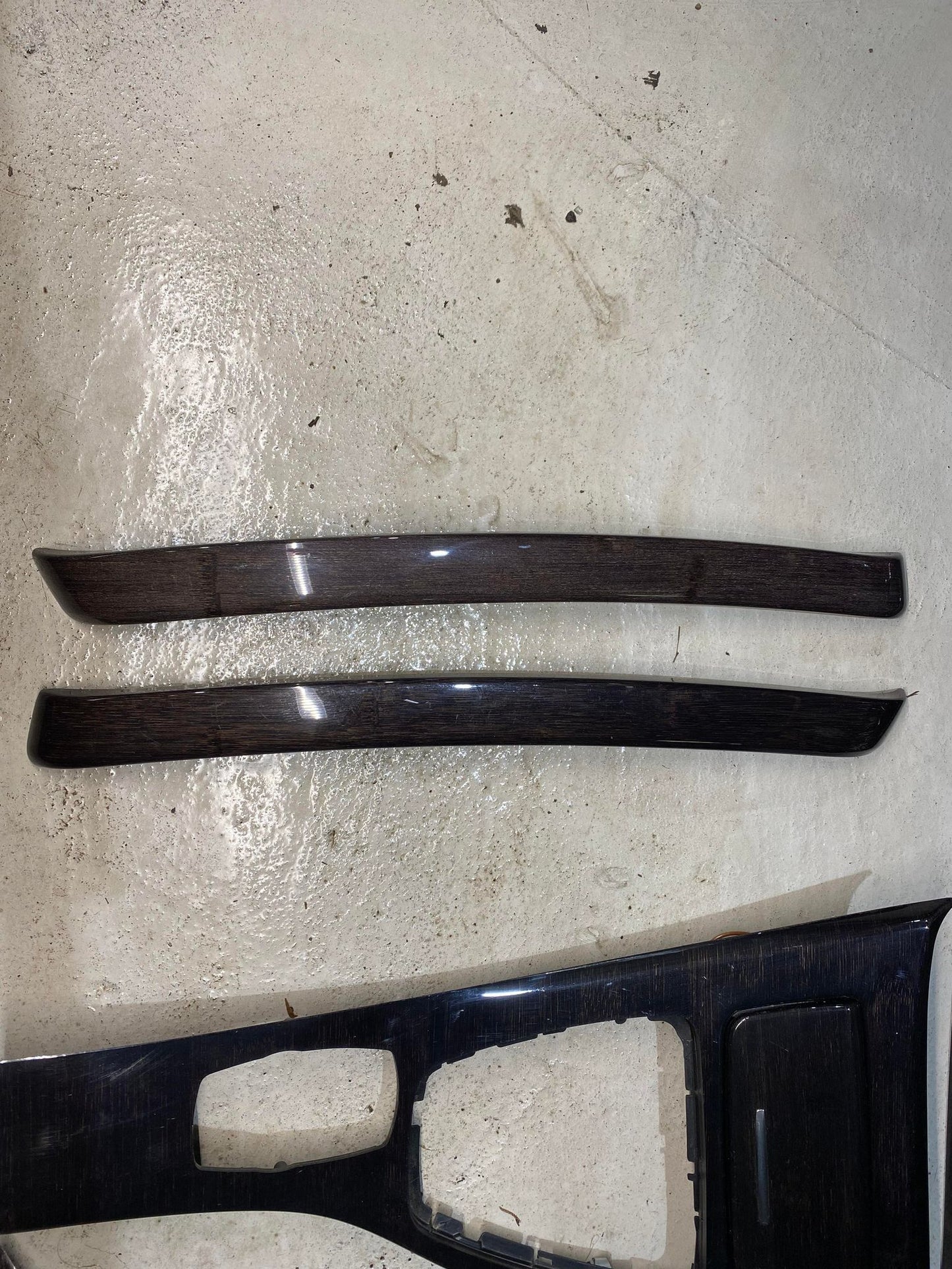 BMW 3 SERIES E92 E93 DARK WOODGRAIN TRIM SET W/CIC CUT OUT