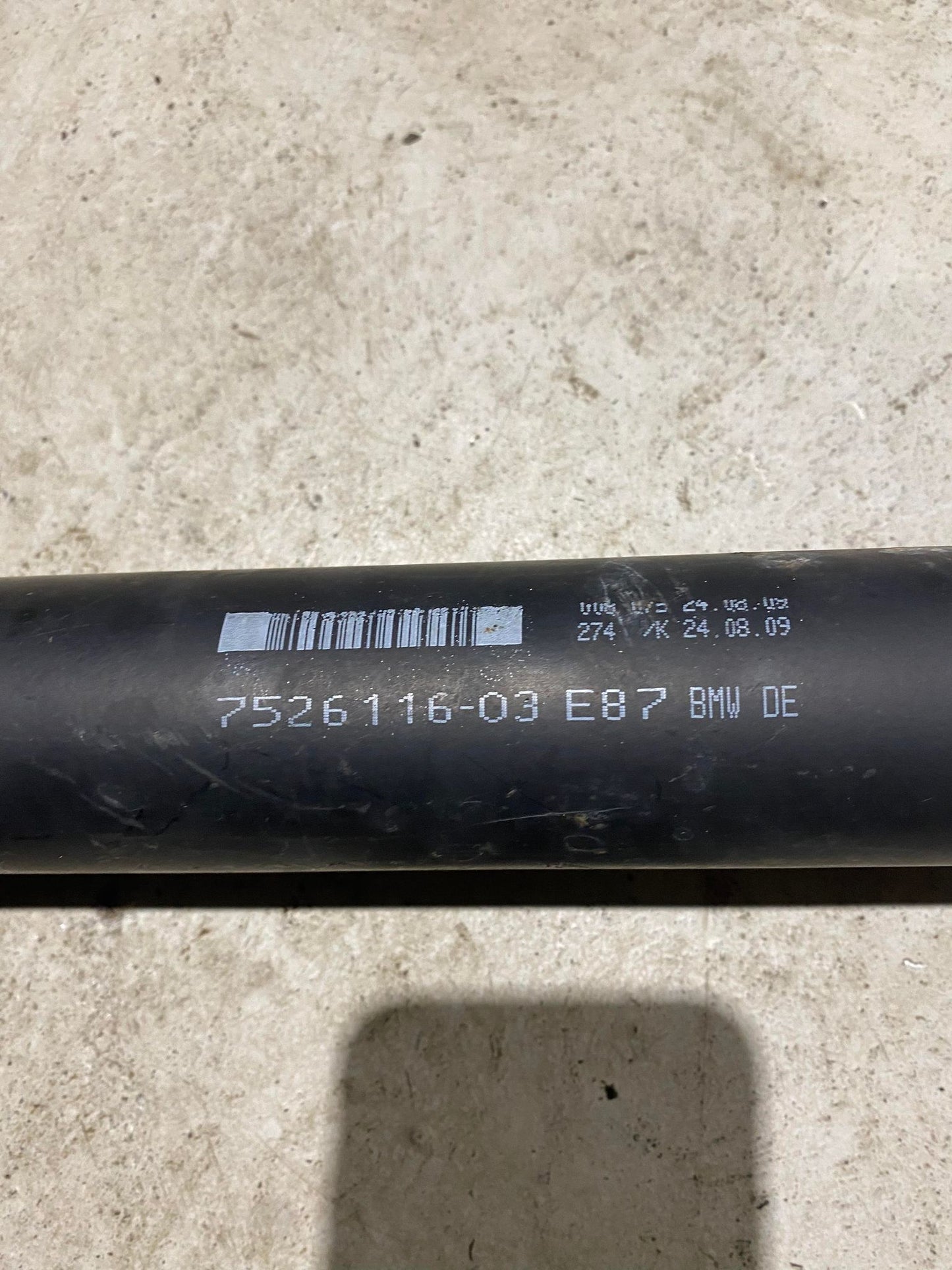 BMW 1 SERIES E87 N46 DRIVESHAFT 7526116