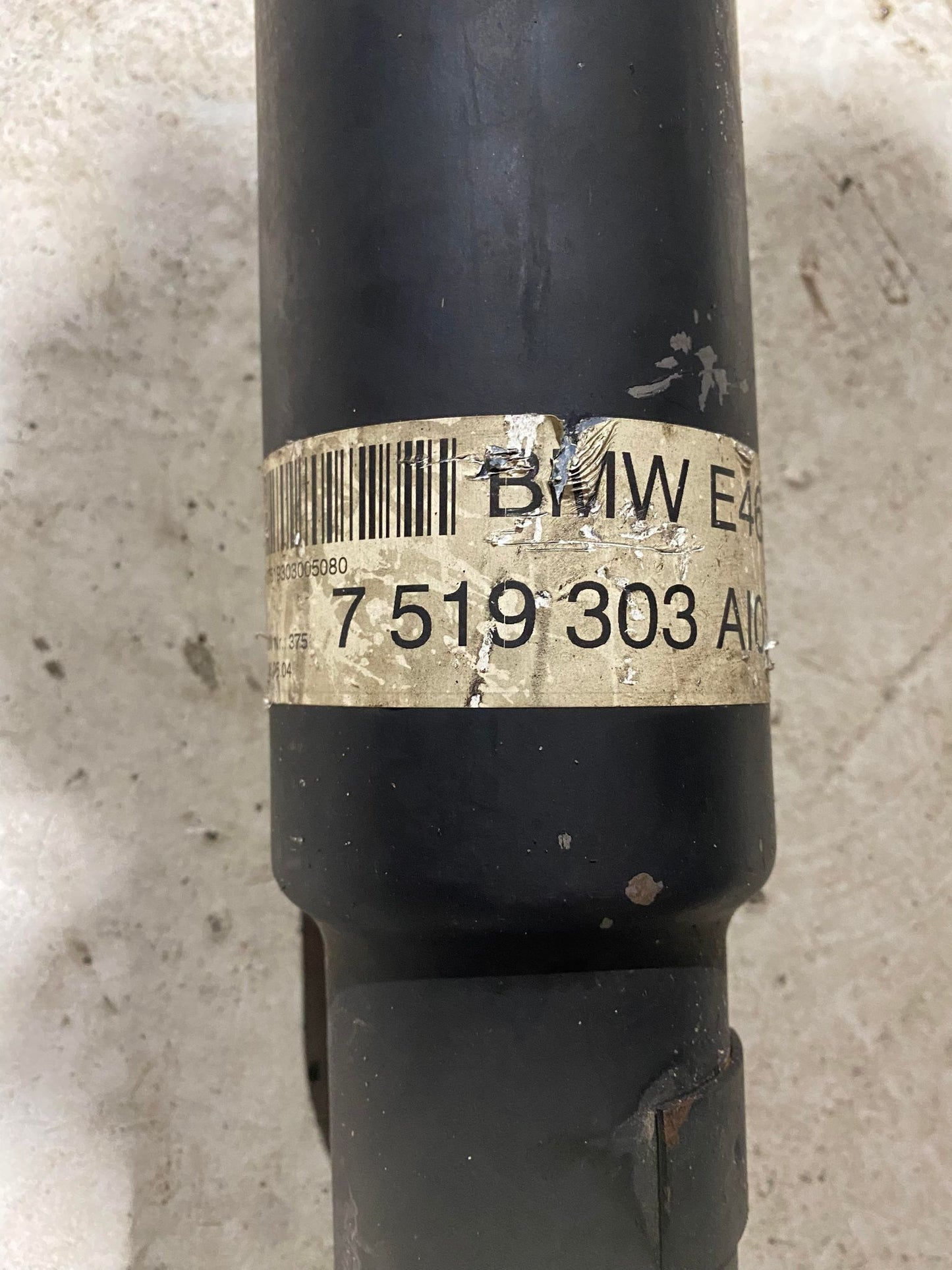 BMW 3 SERIES E46 TAILSHAFT 7519303