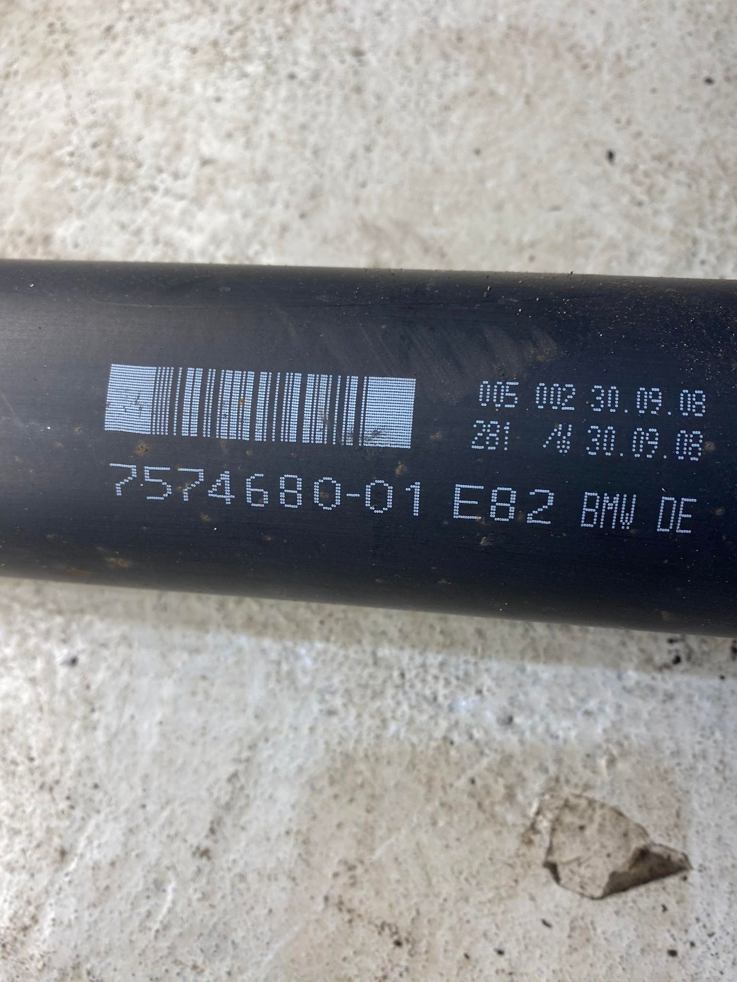 BMW 1 SERIES E82 E88 N54 DRIVESHAFT 7574680