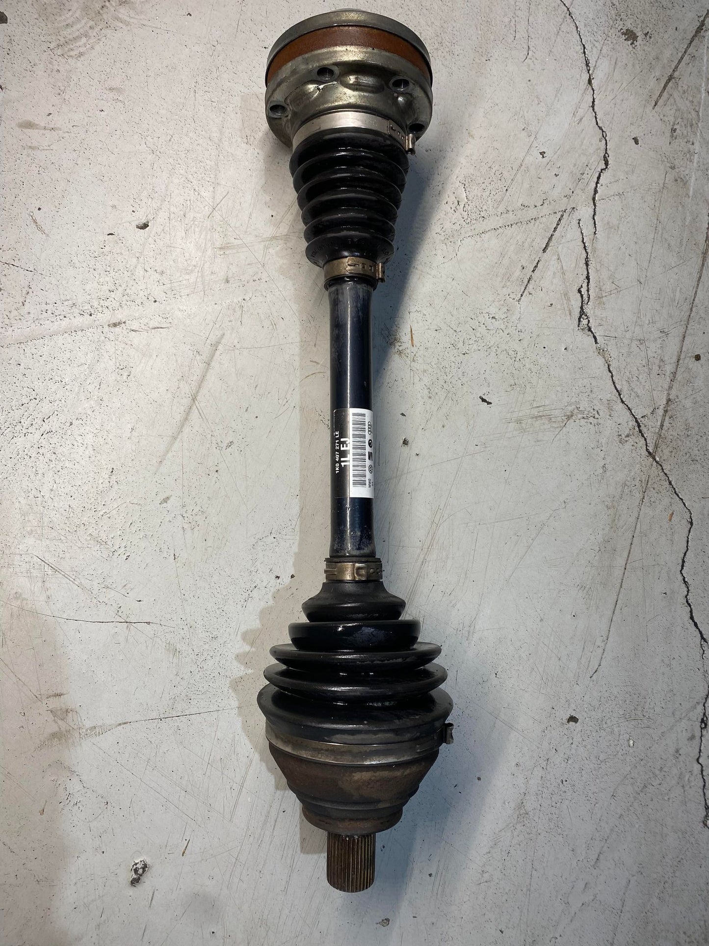 AUDI VW GOLF CADDY A3 PASSAT LHS LEFT PASSENGER DRIVE SHAFT 1K0407271