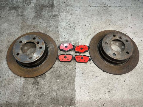 Brembo Rear Brake Discs (08.A205.11) + Ceramic Pads (P 06 044) for BMW E81 / E87 118i / 120i (Used, Test-Fit ~10 km, No Sensor)