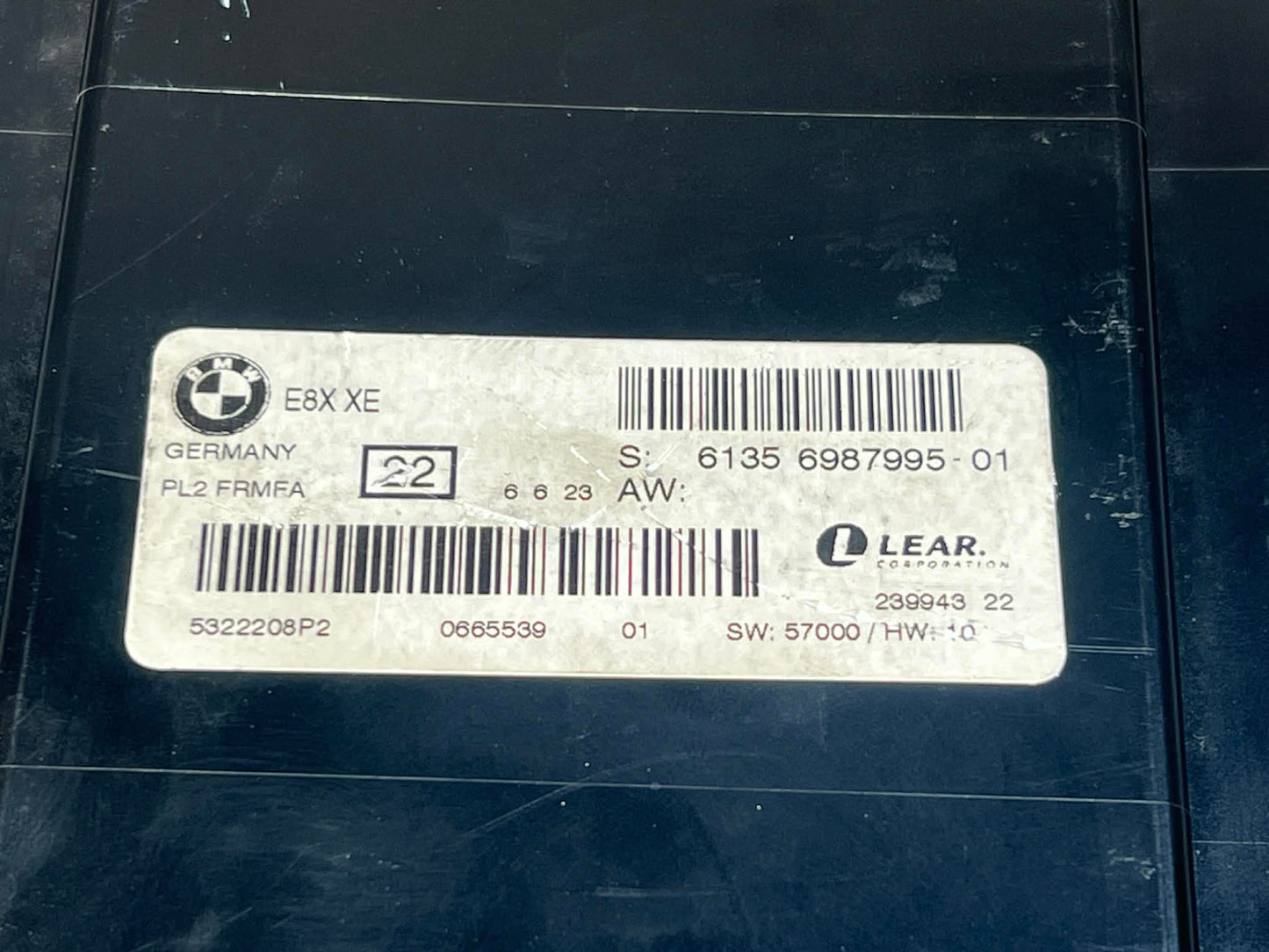 BMW 1 SERIES E87 E8X XE FRM 3 PL2 FOOTWELL MODULE 61356987995