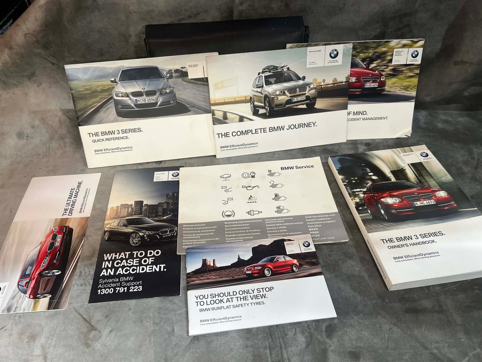 BMW 3 SERIES E90 E91 E92 E93 OWNERS MANUAL WITH SERVICE BOOK - LRI Autoparts