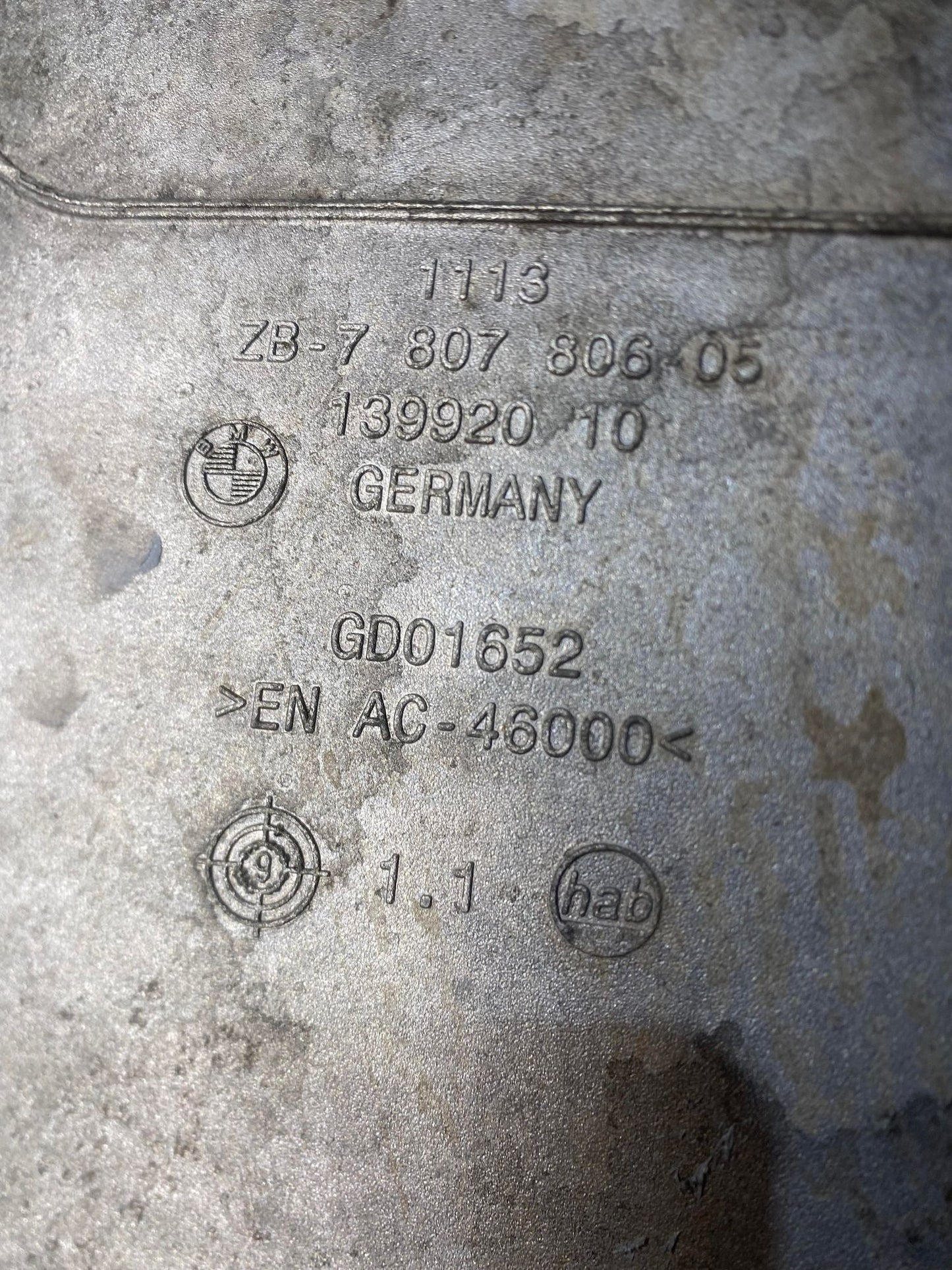 BMW X5 X6 SERIES E70 E71 OIL PAN 7807806