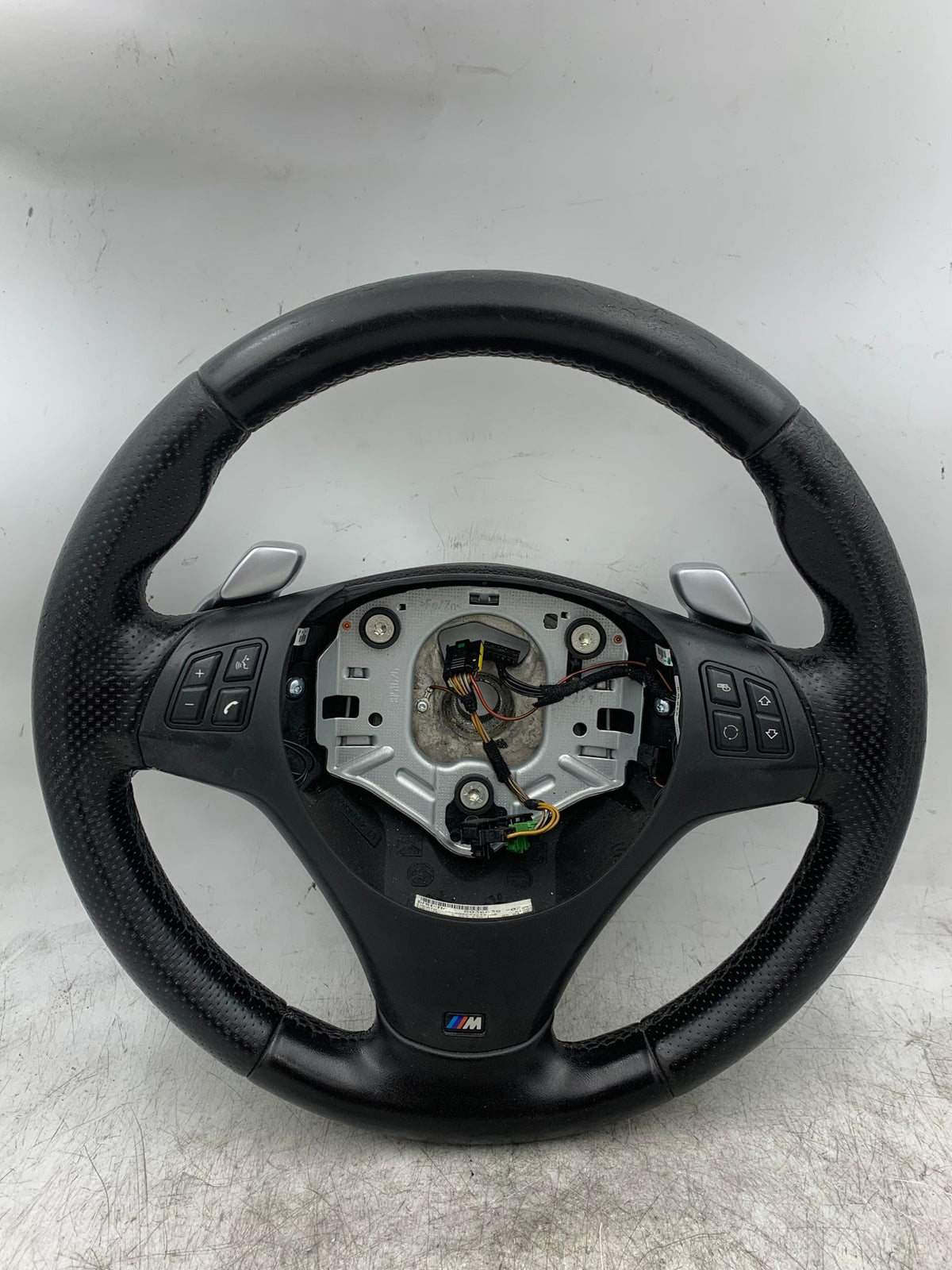 BMW 1 3 SERIES M-SPORT LEATHER STEERING WHEEL W/ PADDLE SHIFT