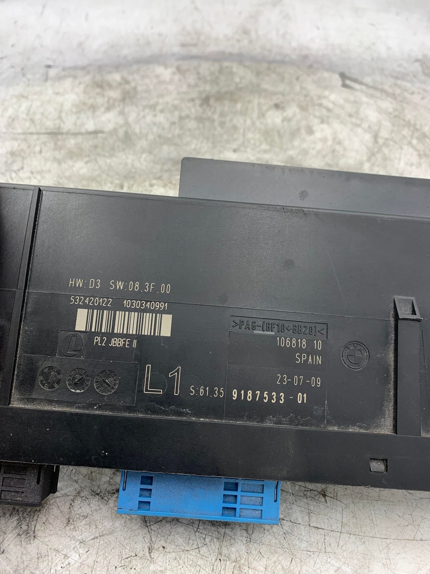 BMW 1 3 SERIES L1 BODY CONTROL MODULE 9187533