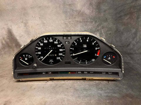 BMW E30 320i 323i 6-Cylinder Instrument Cluster - Motometer