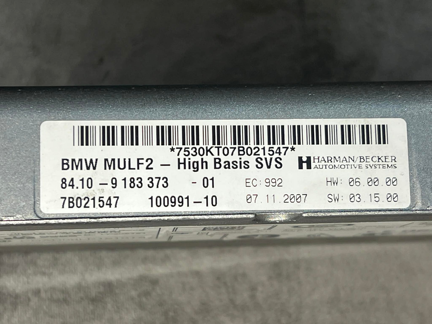 BMW 1 3 SERIES E82 E87 E88 E90 E92 BLUETOOTH MODULE MULF2 BLUE PLUG TYPE 9183373