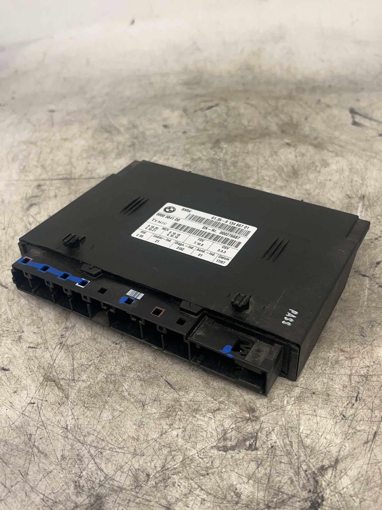 BMW 1 3 5 X SERIES FRONT SEAT CONTROL MODULE 9134667