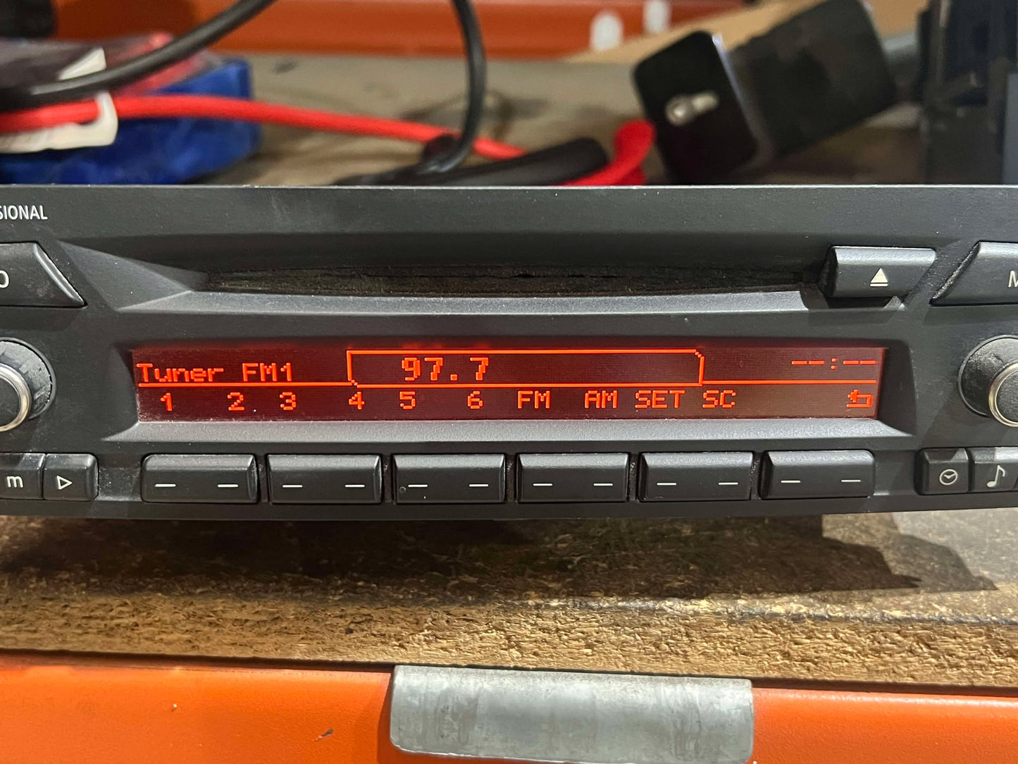 BMW 1 3 SERIES PROFESSIONAL CD73 RADIO HEAD UNIT 9150109