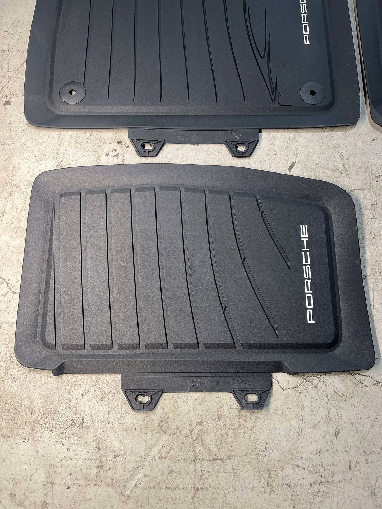 PORSCHE TAYCAN ALL WEATHER RUBBER FLOOR MAT SET 9J104480020