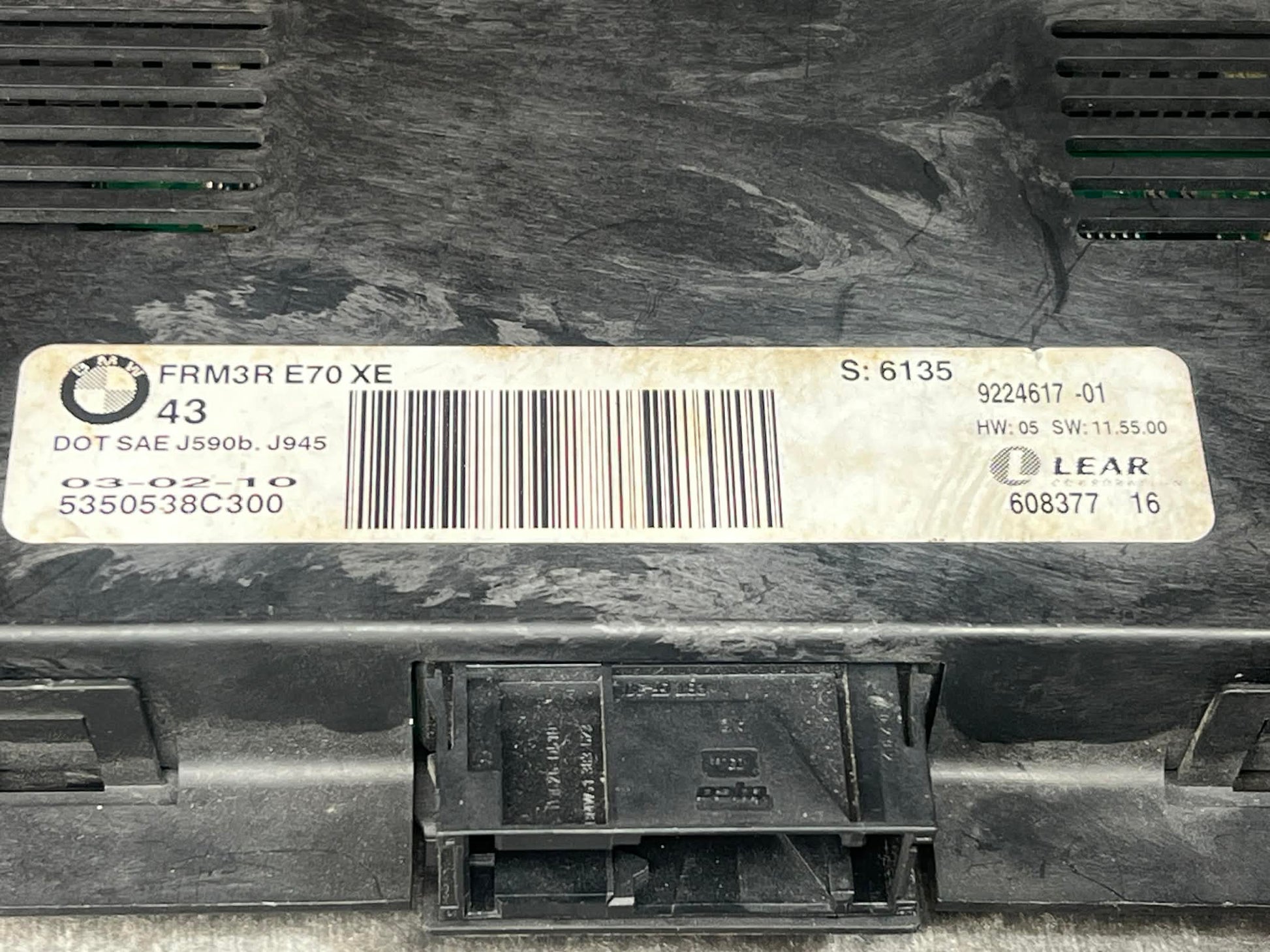 BMW X5 X6 E70 E71 FOOTWELL MODULE FRM3R XE 61238886842 2006-2014 - LRI Autoparts