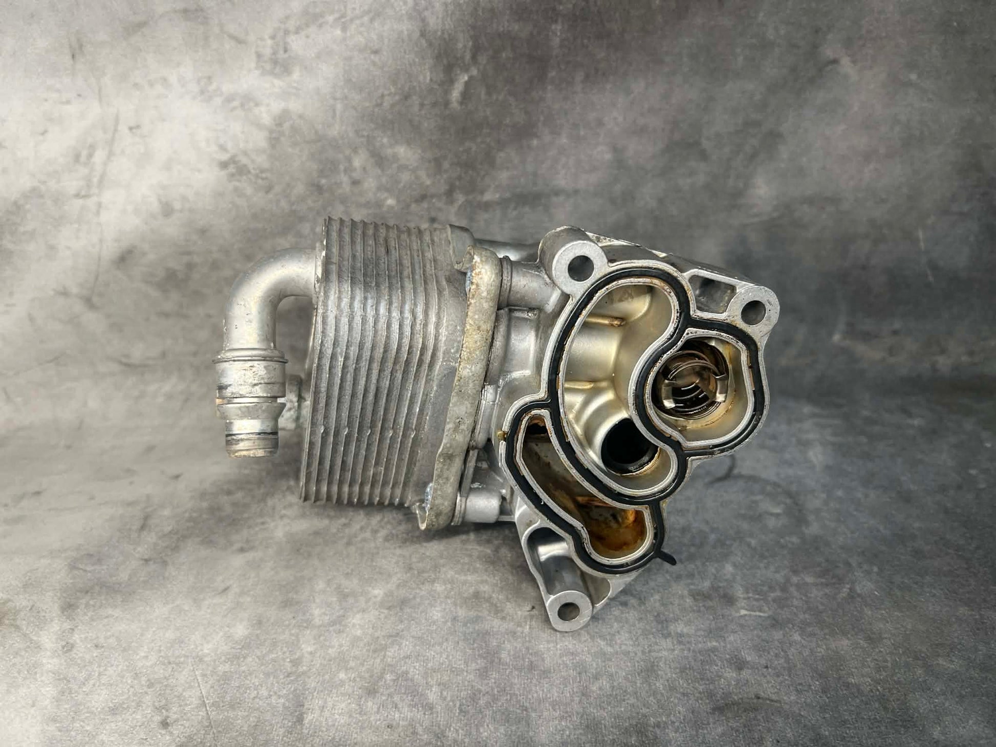 BMW N42 / N43 / N45 / N46 Oil Filter Housing with Cooler - 7505203 (Used) - LRI Autoparts