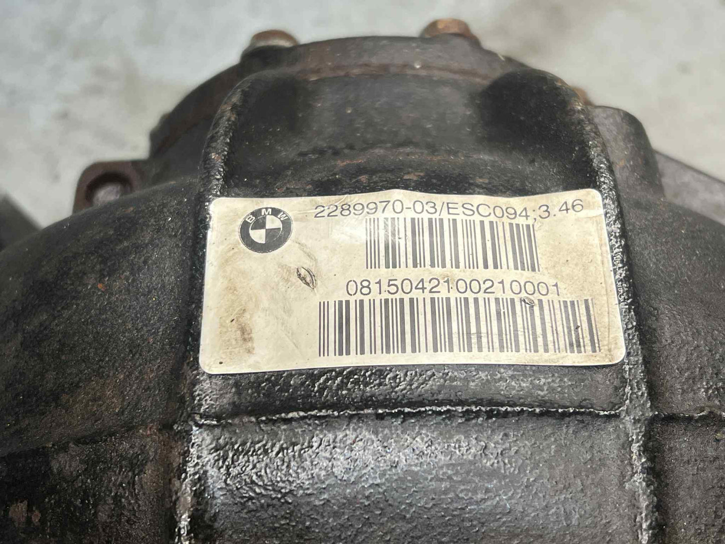 BMW M2 M3 M4 S55 REAR DIFFERENTIAL 3:46 RATIO 33108090464