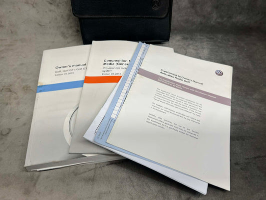 VW Golf MK7 (Golf / GTI / GTD / R, 2015 Edition) Owners Manual / User Handbook (Used, RHD Australia) - LRI Autoparts