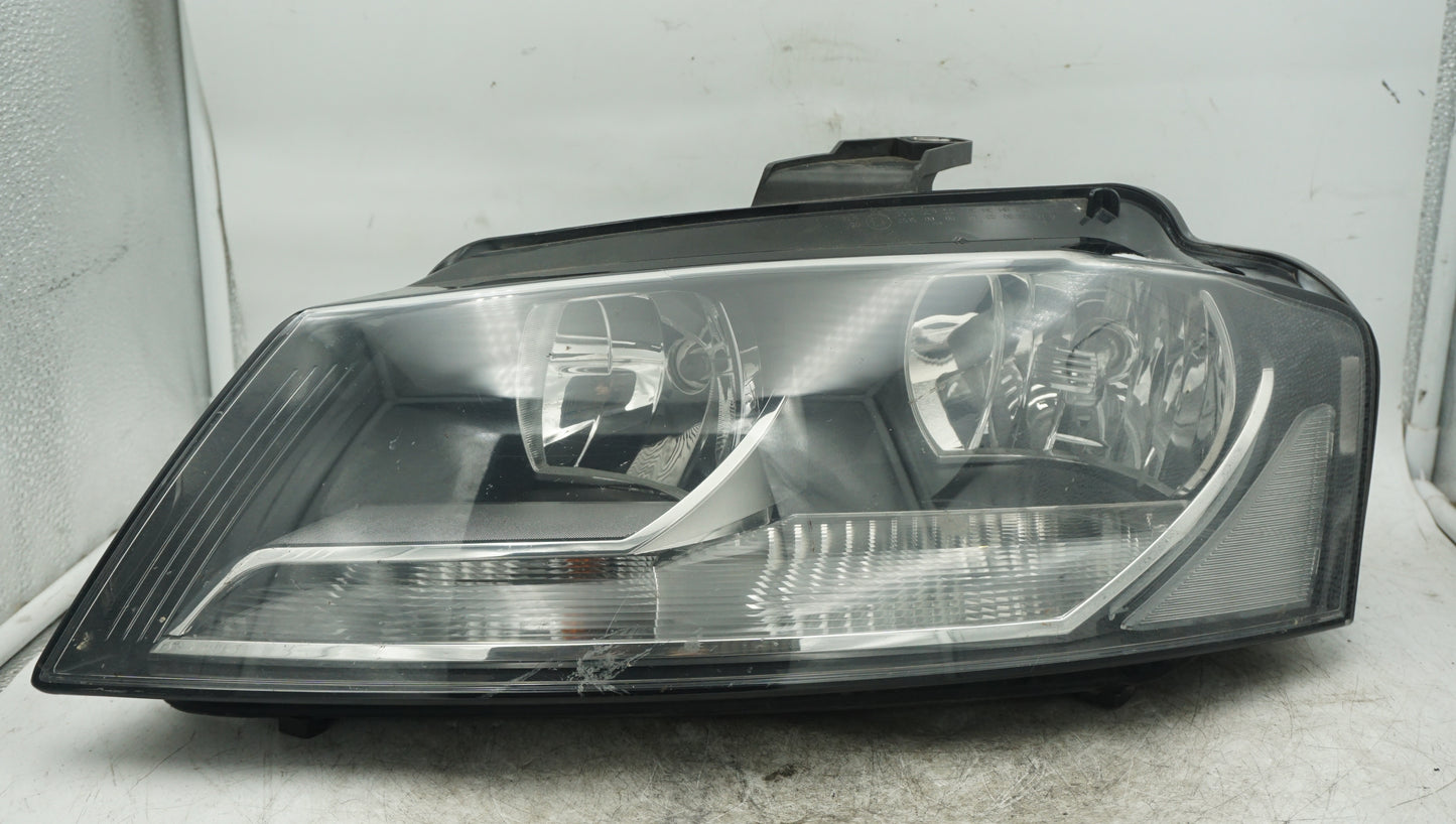 AUDI A3 8P PASSENGER SIDE LHS HEADLIGHT 8P0941003BC