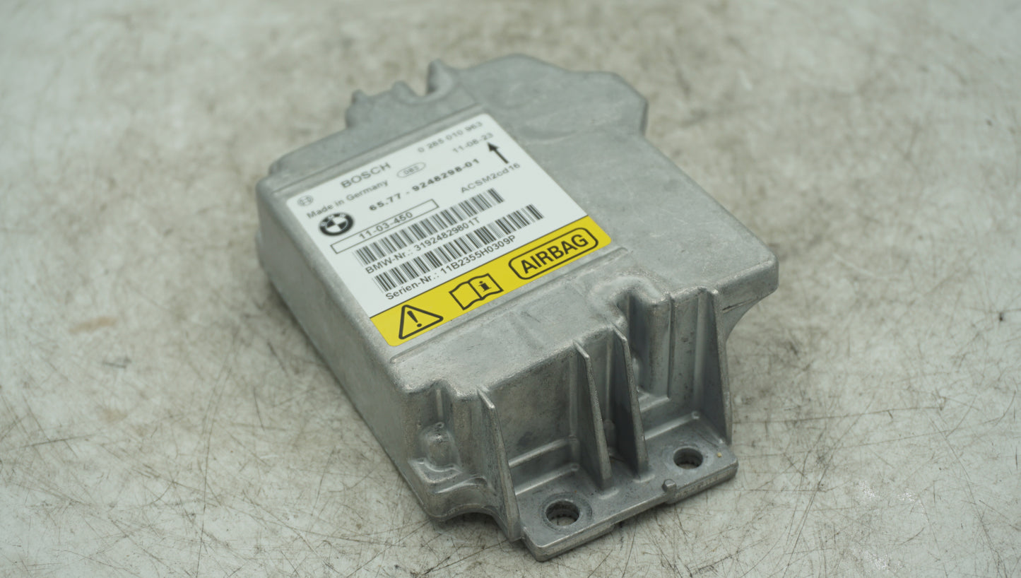 BMW 1 3 X1 SERIES E81 E87 E90 E91 CONTROL UNIT AIRBAG ECU NO CRASH DATA 9248298