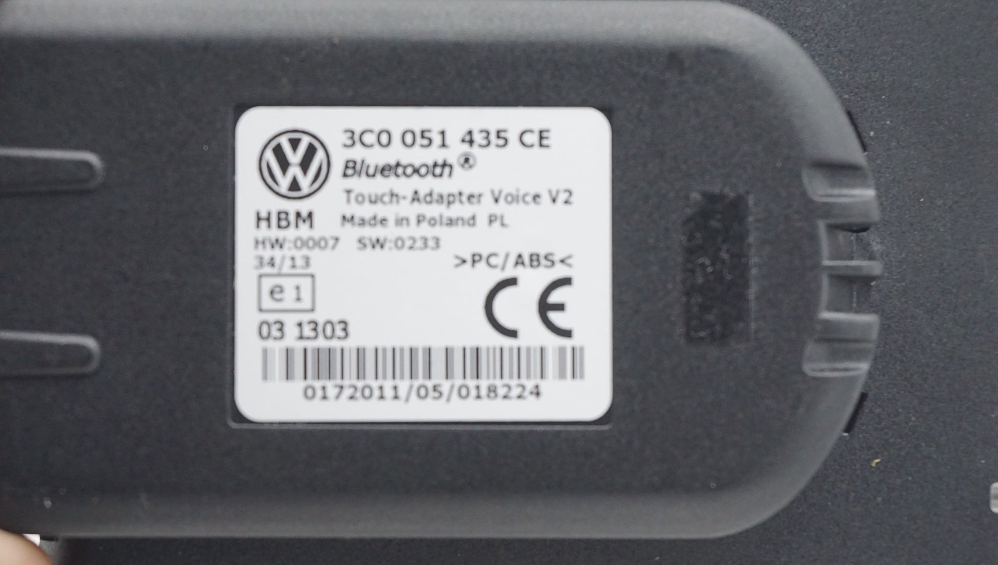 VW BLUETOOTH ADAPTER PAIRING MODULE 3C0051435CE – LRI Autoparts