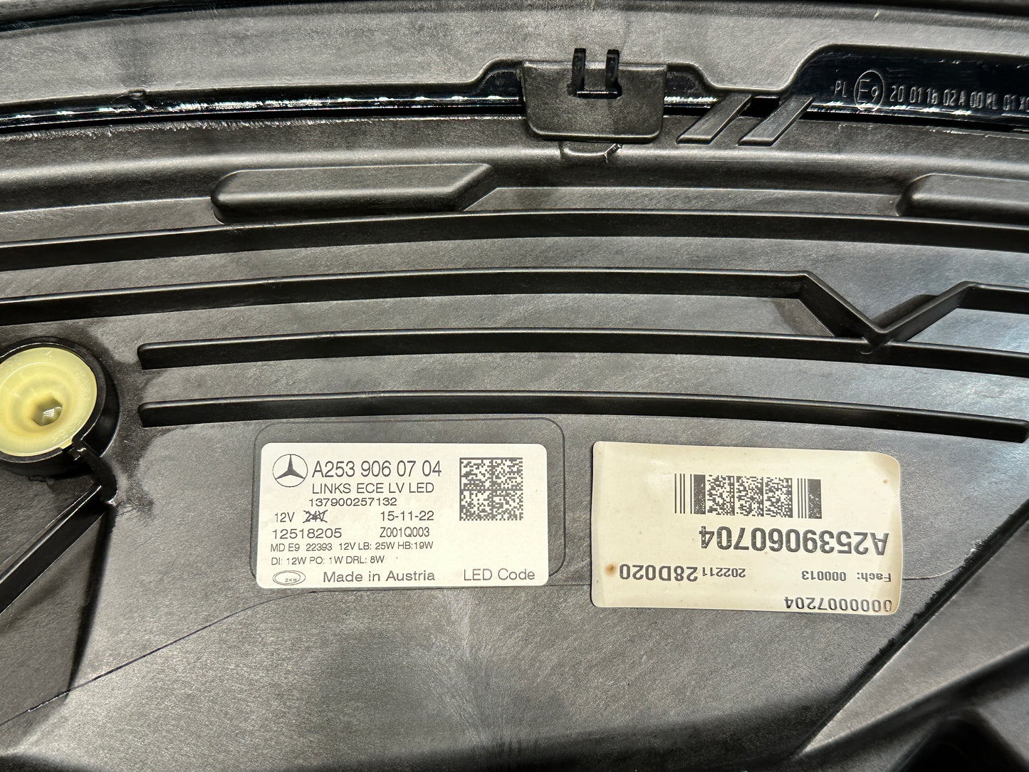 Mercedes GLC 300 2022 LHS Headlight A2539060704
