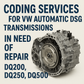 Volkswagen DQ200 DQ250 DQ380 DQ500 Transmission Repair
