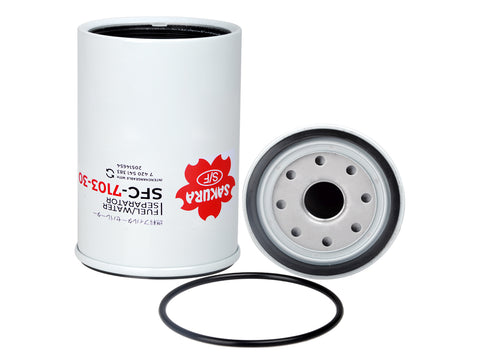 Sakura SFC-7103-30 Fuel/Water Separator Filter 30 Micron Spin-On